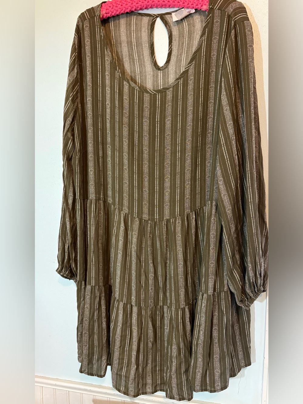 JANETTE PLUS 2X ✨ plus size long sleeve dress green